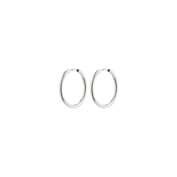Pilgrim | April Small Hoop Earrings - Silver Plated
