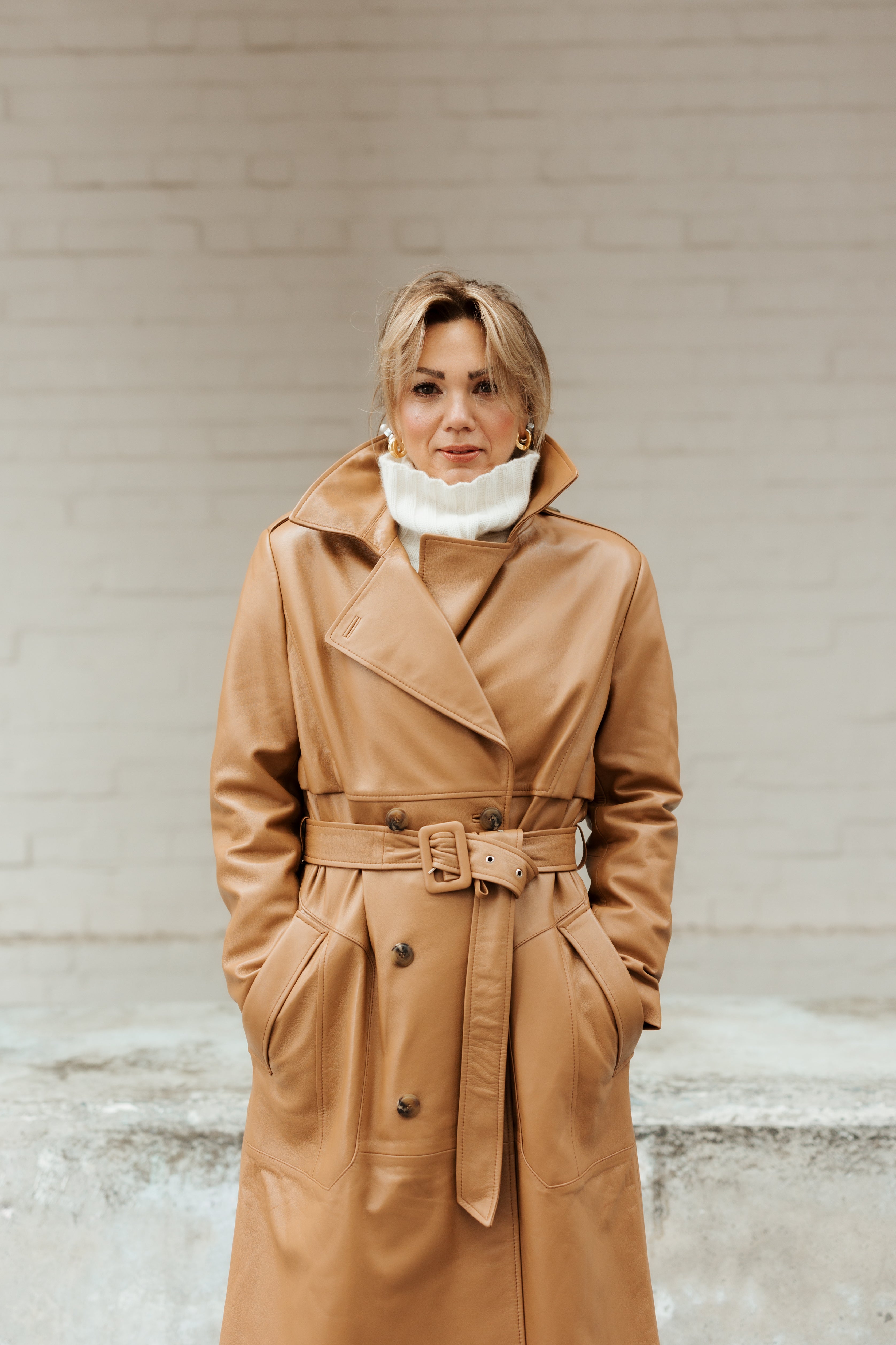 Alice Caramel Trench Coat