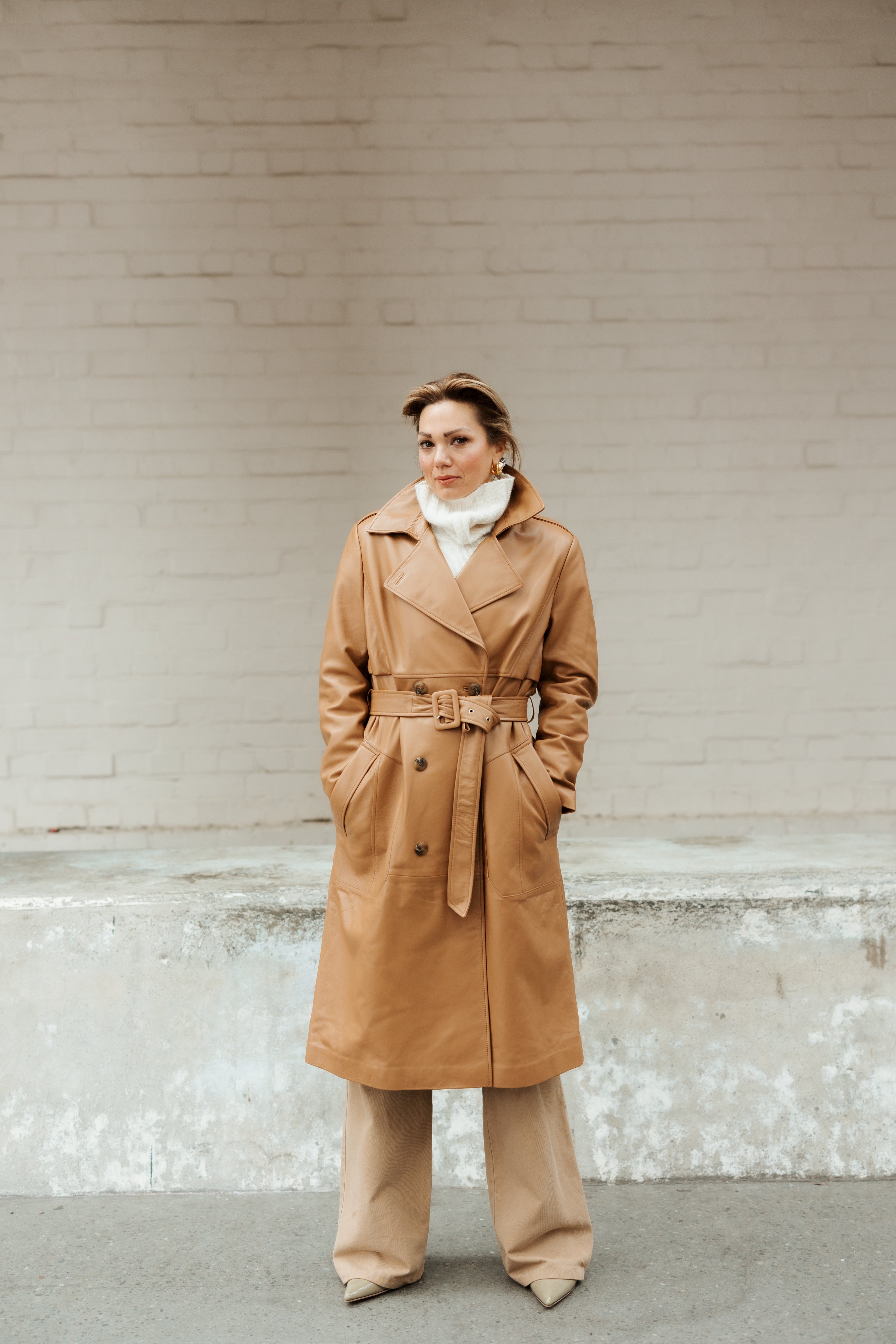 Alice Caramel Trench Coat