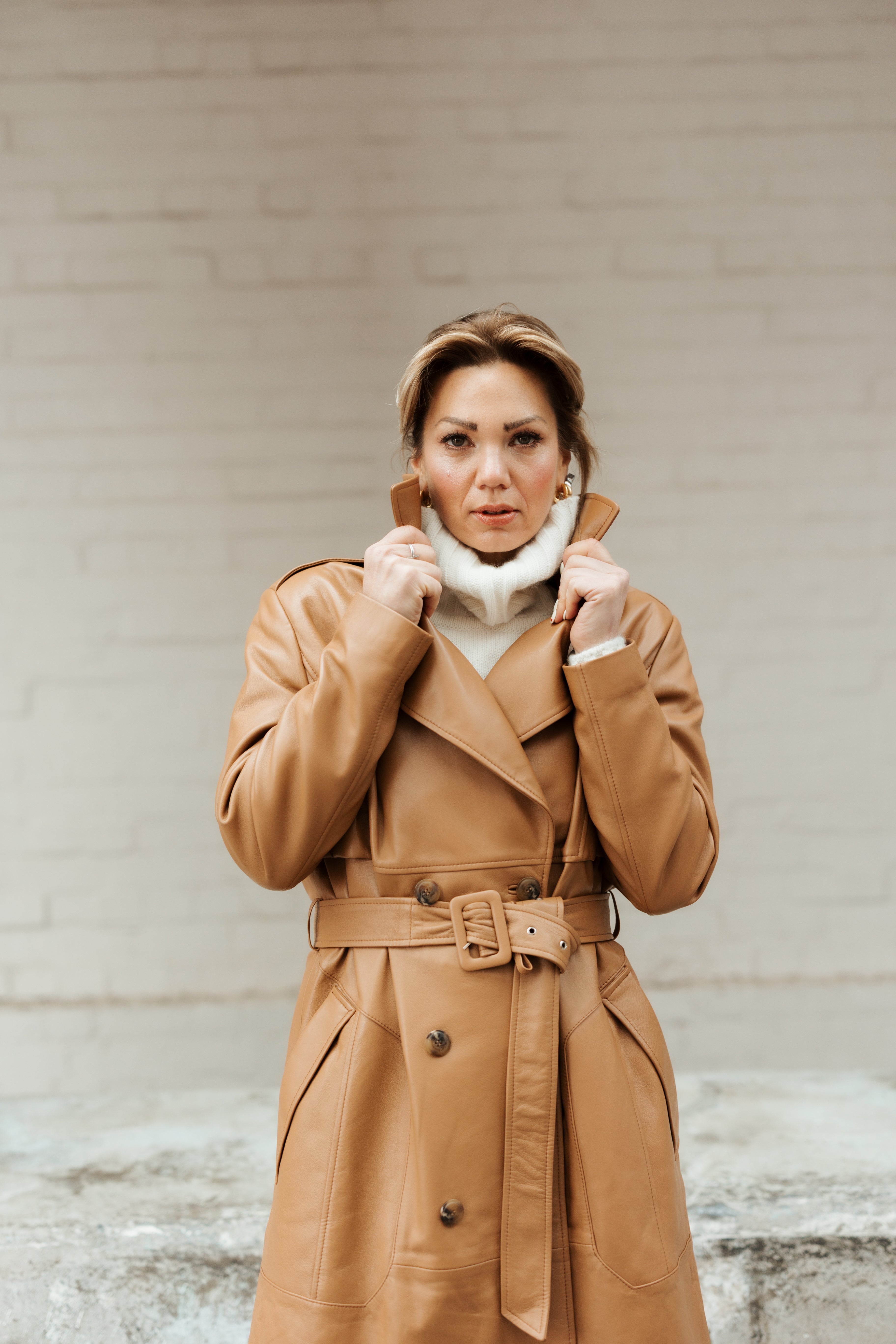 Alice Caramel Trench Coat