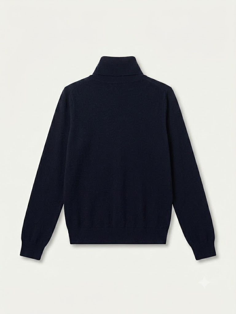 Cocoa Cashmere Roll Neck Essential Jumper