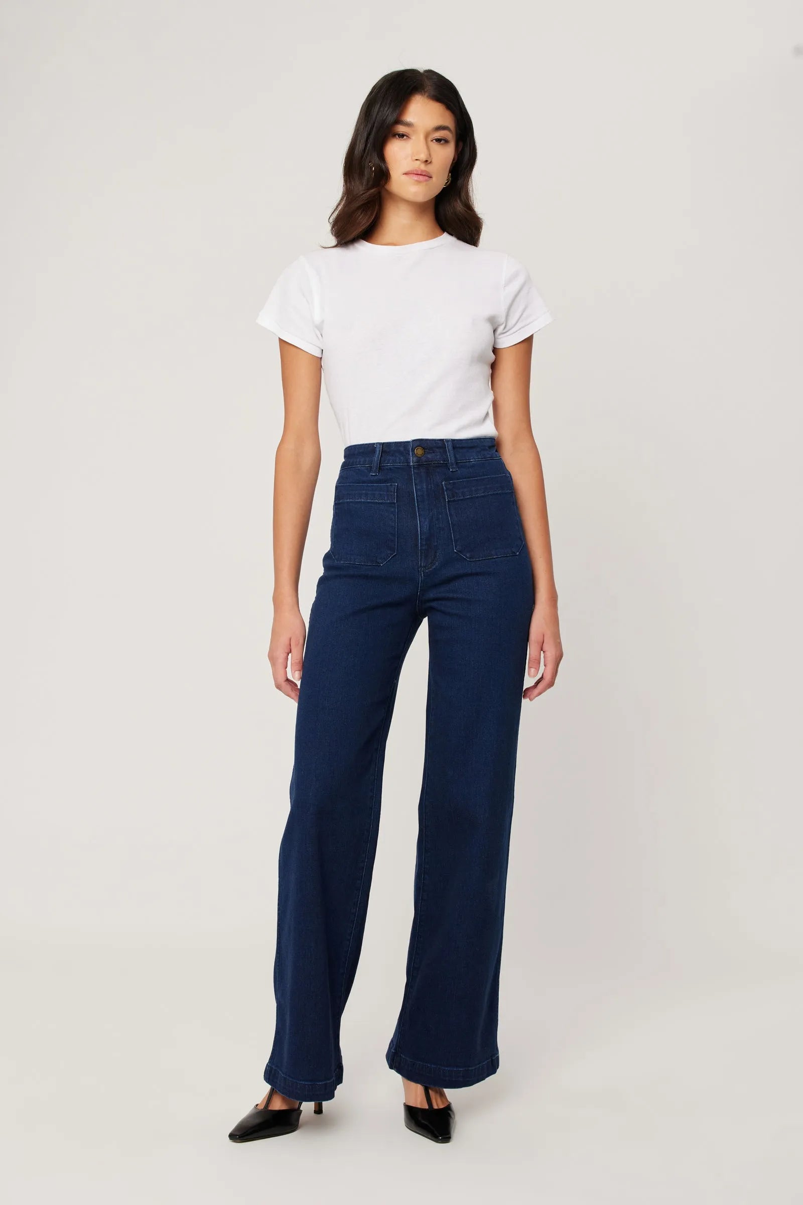 Rollas Sailor Jean Dark Stone LONG