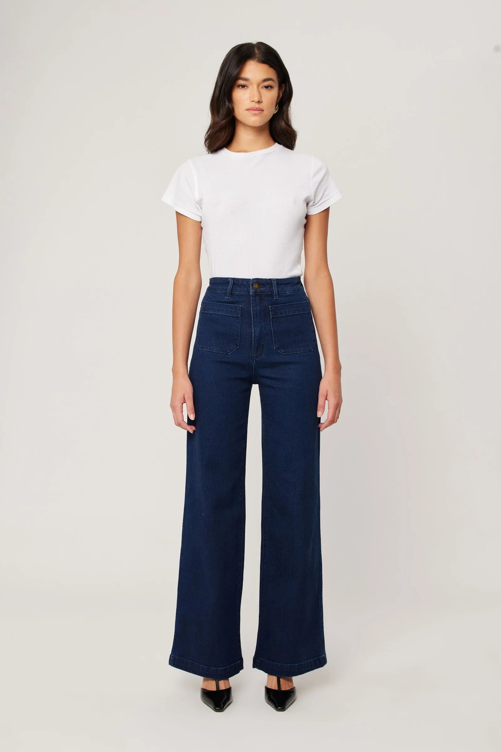 Rollas Sailor Jean Dark Stone LONG