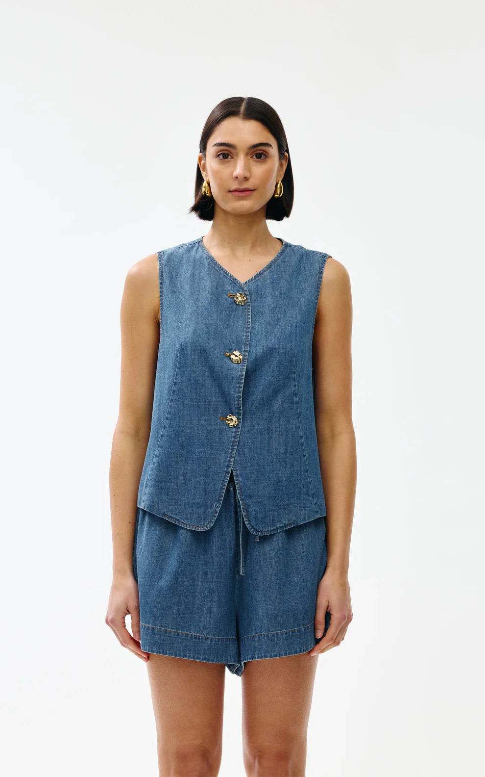 Kinney Camille Denim Vest