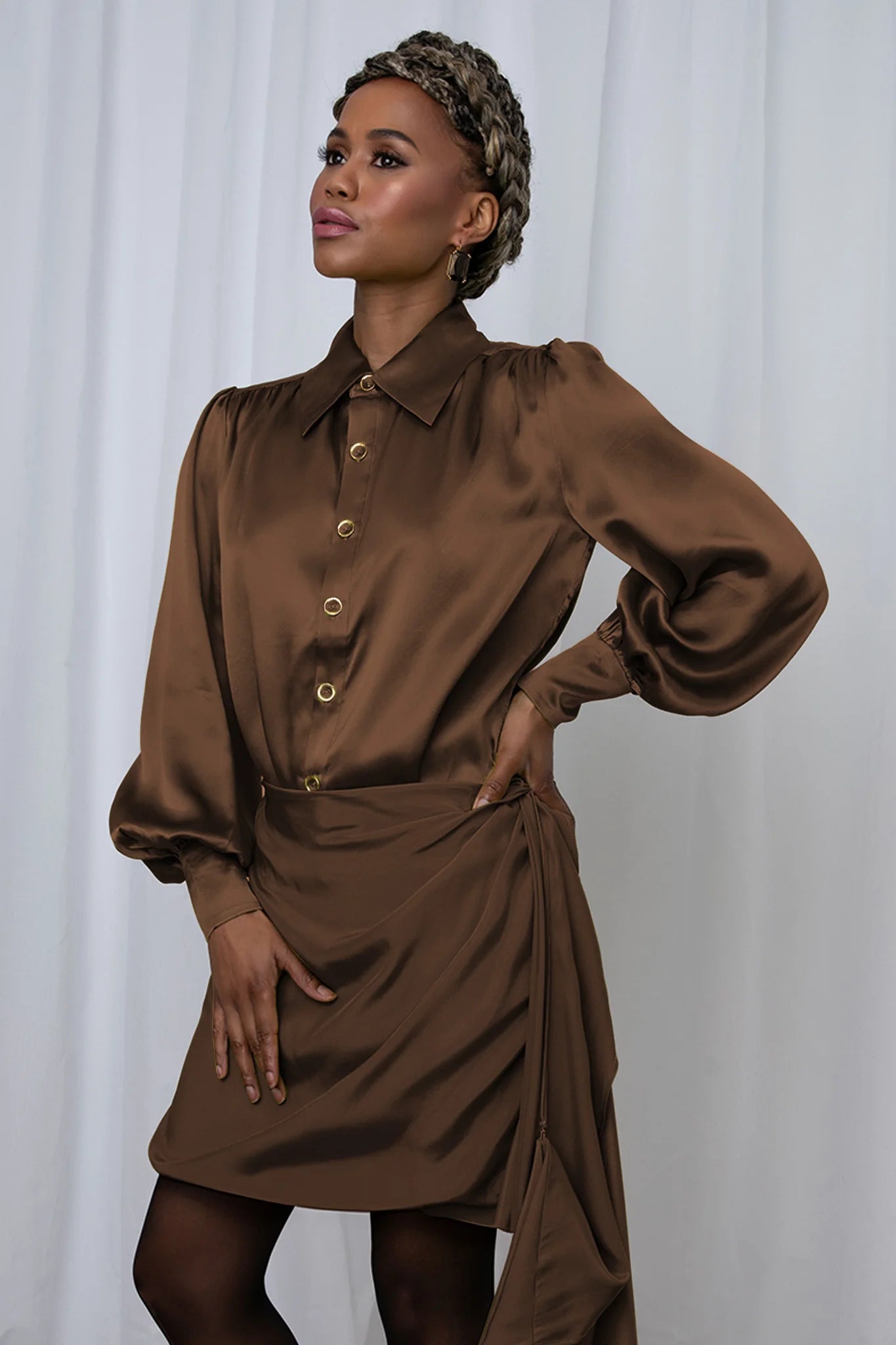 LeDore Rosette Blouse