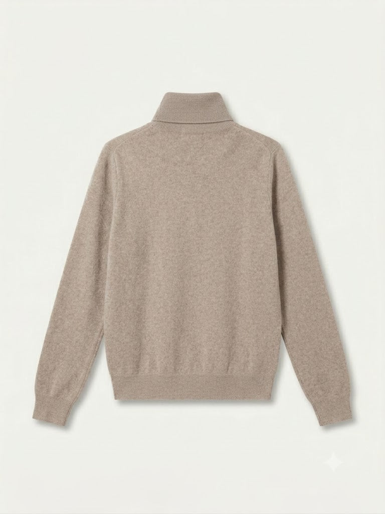 Cocoa Cashmere Roll Neck Essential Jumper