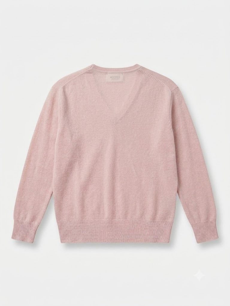 Cocoa Cashmere Essential V Neck Jumper