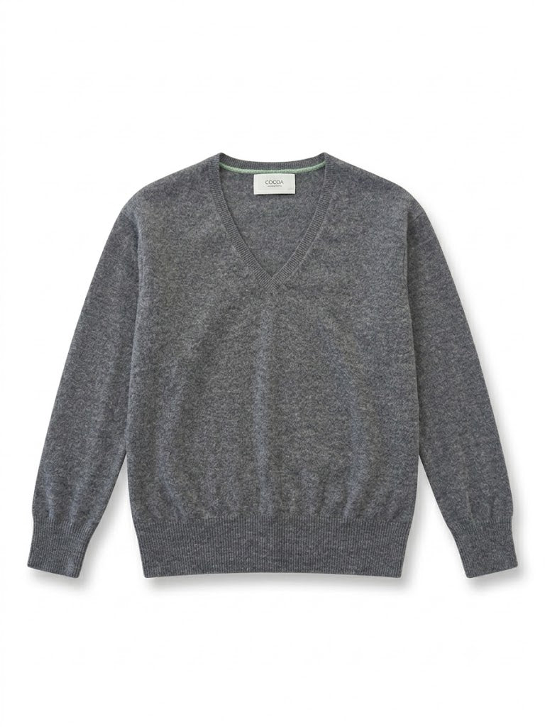 Cocoa Cashmere Essential V Neck Jumper