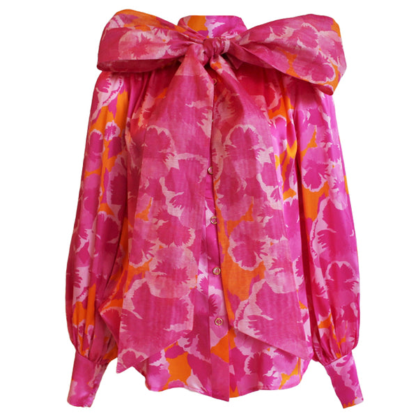 LeDoré Silk Bow Blouse