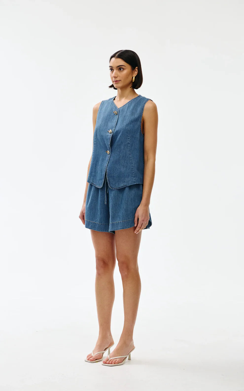 Kinney Camille Denim Vest