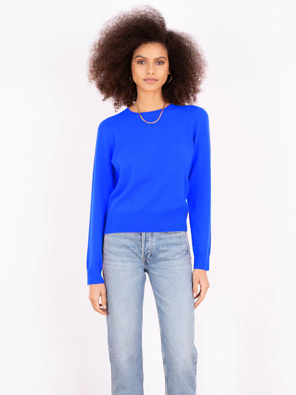 Cocoa Cashmere Essential Crew Neck Jumper