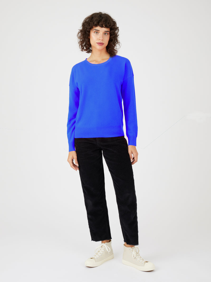 Essential Crew Neck Jumper by Cocoa Cashmere