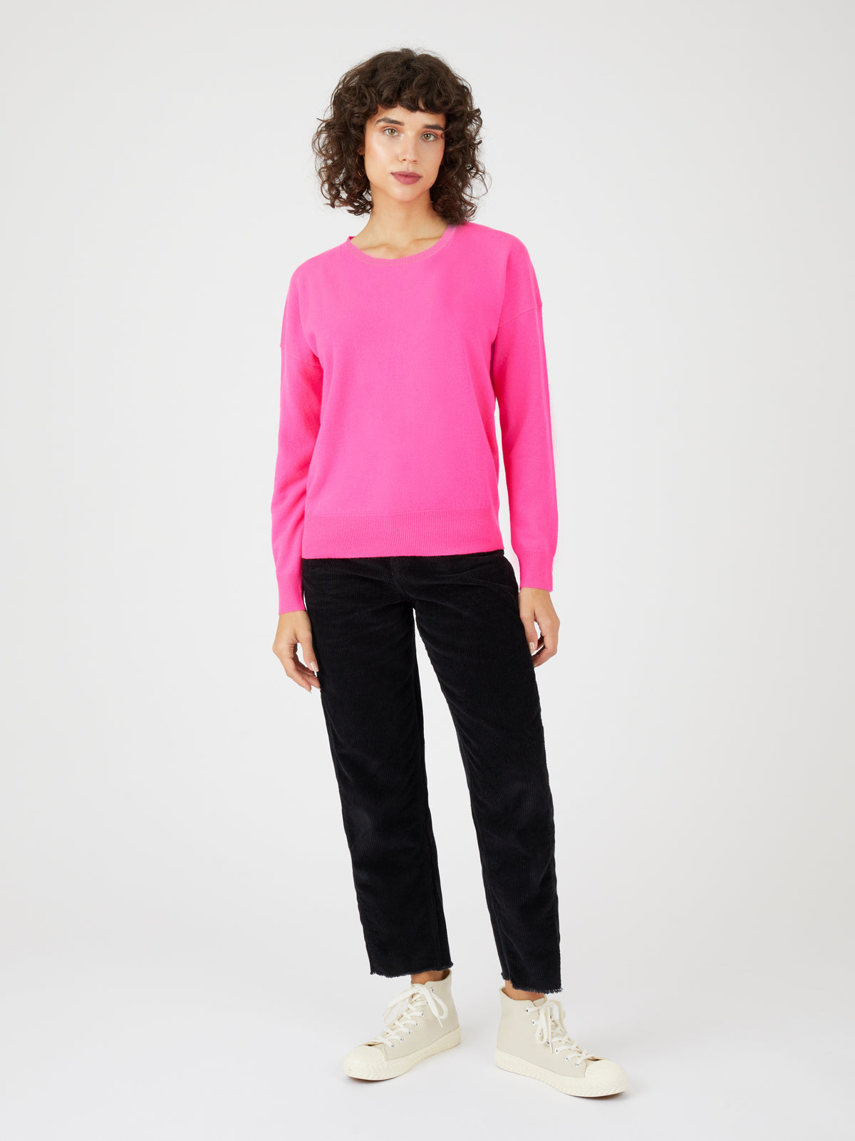 Essential Crew Neck Jumper by Cocoa Cashmere