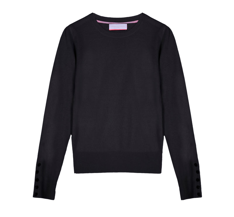 Essential Crew Neck Jumper by Cocoa Cashmere