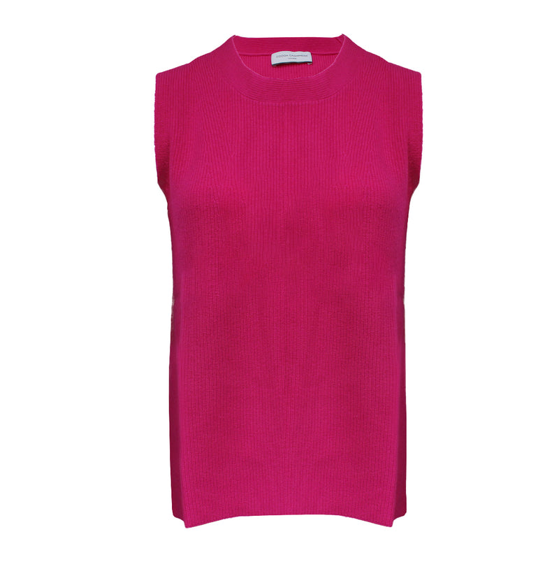 Cocoa Cashmere Essential Crew Neck Vest